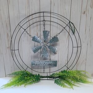 New Windmill Farmhouse Welcome Wreath